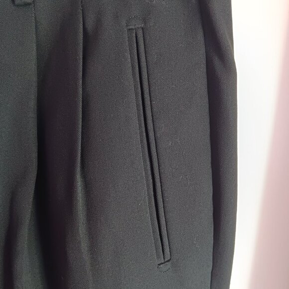 Tulliano Men's Dress Trousers Pleated Front Black Size 24R - Picture 9 of 10